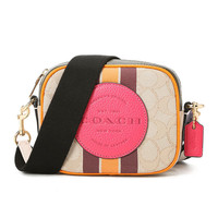 COACH 蔻驰 女士单肩相机包 2635 浅卡其拼色