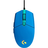 logitech 罗技 G203 有线鼠标 8000DPI RGB 蓝色