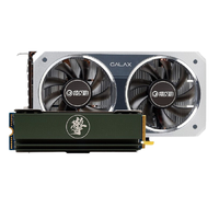 影驰 GALAX GeForce GTX 1650 大将 显卡 4GB 银黑色+擎 256GB M.2 固态硬盘