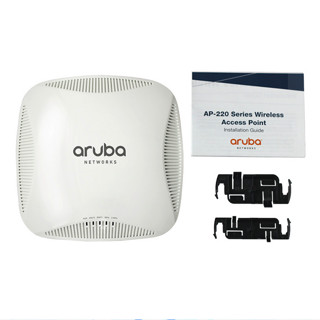 ARUBA 安移通 AP225/IAP-225 双频1300M 千兆吸顶式无线瘦AP Wi-Fi 5（802.11ac）POE 白色