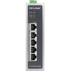 TP-LINK 普联 工业级以太网交换机5口百兆千兆企业/监控网络分流器分线器集线器tp交换器 TL-SG1005工业级