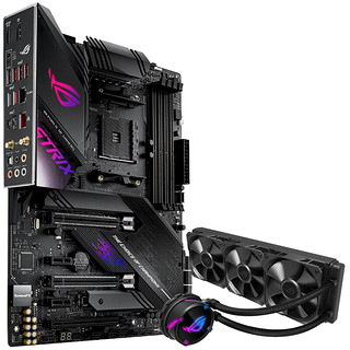 ASUS 华硕 ROG系列 ROG Strix LC 360 360mm 一体式水冷散热器 RGB +ROG STRIX X570-E GAMING ATX主板（AMD AM4、X570）