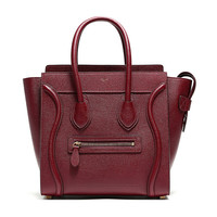 CELINE 思琳 Luggage系列 MICRO 女士牛皮革手袋 189793DRU