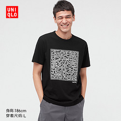 UNIQLO 优衣库 Keith Haring 情侣款圆领T恤 440872