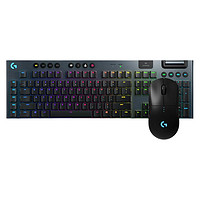 logitech 罗技 G913 TKL键盘 L轴+GPW鼠标 无线键鼠套装 黑色