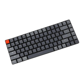 keychron K3-A2 84键 双模无线机械键盘 黑色 铝盖青轴 单光