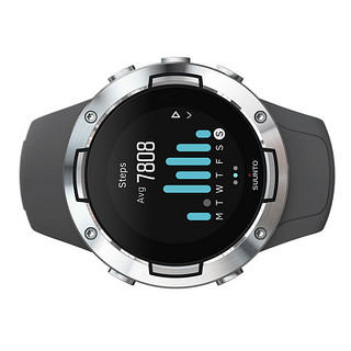 SUUNTO 颂拓 SUUNTO 5 运动手表 SS050453000 动感灰 46mm