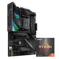 ROG 玩家国度 STRIX X570-F GAMING主板+AMD R9-5900X CPU处理器 板U套装 CPU主板套装