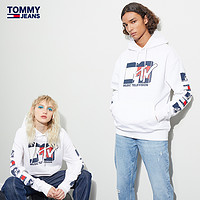 TOMMY HILFIGER 汤米·希尔费格 Tommy男女同款潮流袖侧MTV印花卫衣DM0DM12201
