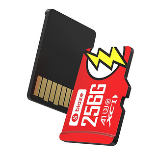 Biaze 毕亚兹 Micro-SD存储卡 256GB（UHS-I、V30、U3、A1）