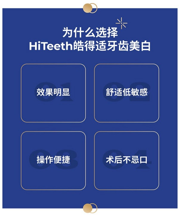 皓得适 美国进口Hiteeth 冷光牙齿美白【限购1份】