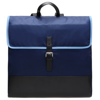 PRADA 普拉达 男士双肩包 2VZ007-QXO-F0QX8 蓝色/黑色