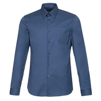 PRADA 普拉达 男士长袖衬衫 UCM971-F62-F0D57 空军蓝色 40