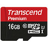 Transcend 创见 Micro-SD存储卡 16GB（UHS-I、U1）