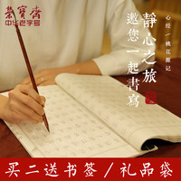 荣宝斋包邮初学者软笔描红字帖 成人小楷专用心经毛笔入门字帖