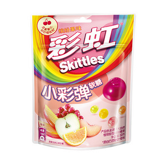 Skittles 彩虹 小丸子 天生的逗趣玩家 糖果礼盒装 4口味 320g（糖小彩弹软糖缤纷果味50g*2袋+糖小彩弹软糖乳酸果味50g+糖原果味45g*2袋+糖花花果味40g）