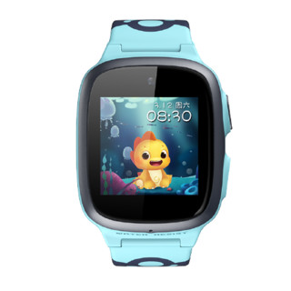 360儿童 9X 4G智能手表 蓝色 黑色硅胶表带（防水、GPS）