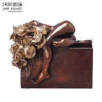 阿斯蒙迪德国进口青铜雕塑原创艺术品收藏欧式纯铜摆件高端装饰品