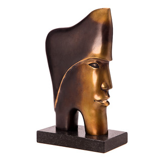 阿斯蒙迪哈姆德国进口青铜雕塑原创艺术品人物限量收藏高端装饰品（戴帽子的哲人）