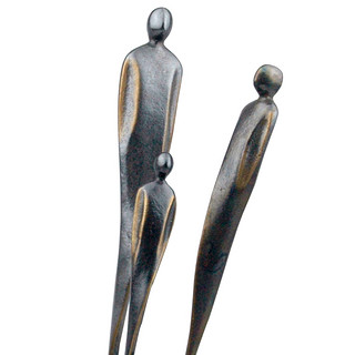 阿斯蒙迪德国进口青铜家庭纯铜摆件艺术品创意礼品婚庆礼品施达克