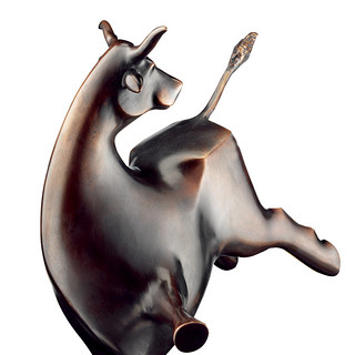 阿斯蒙迪哈尔托克德国进口公牛青铜艺术品原作欧式纯铜牛摆件收藏