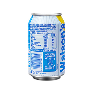 watsons 屈臣氏 苏打汽水 盐味 330ml*6罐
