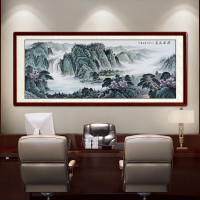 尚得堂 墨翁《源远流长》国画山水画