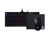 logitech 罗技 GPROX 机械线盘+G PRO WIRELESS 无线鼠标+PowerPlay 无线充电鼠标垫 电竞套装