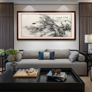 尚得堂国画花鸟名家手绘真迹新中式客厅装饰画卧室挂画餐厅水墨画