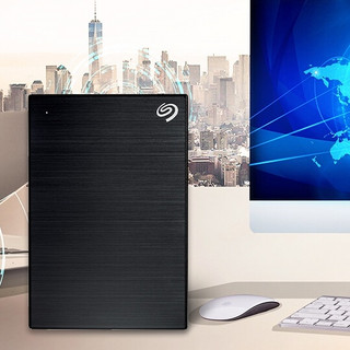 SEAGATE 希捷 铭系列 2.5英寸USB移动机械硬盘 1TB USB3.0 铭黑色 4片箱装