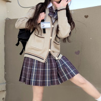 忘川琉璃JK制服 栗子风原创 jk制服 秋冬女士格裙 42cm S