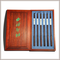 西泠印社 六任七任社长毛笔套装120年纪念单支装吴昌硕毛笔沙孟海毛笔教师节送礼高档收藏文房用品