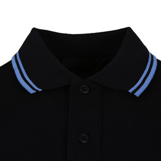 PRADA 普拉达 男士短袖POLO衫 SJJ889-1FHI-F014B 黑色 XL