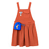 LUSON 马戏团小飞象系列 LFCQ21001 女童连衣裙 砖红色 80cm