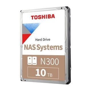 TOSHIBA 东芝 N300系列 3.5英寸 NAS硬盘 10TB（CMR、7200rpm、256MB）HDWG11A