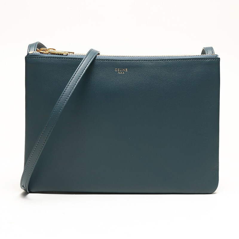  CELINE/思琳 Trio系列 187613BEB 羊皮 女士单肩斜挎包