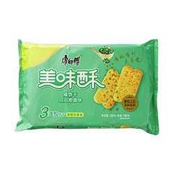 康师傅 美味酥 咸饼干 葱香味 255g