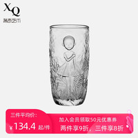 稀奇艺术女士可爱玻璃杯子仲夏玻璃水晶透明杯礼物