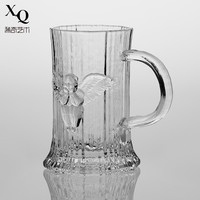 稀奇艺术装饰天使浮雕气泡杯玻璃杯客厅酒柜简约中式桌面摆设