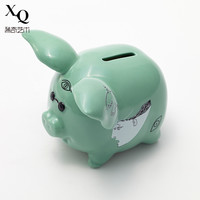 稀奇 艺术猪生肖陶瓷存钱罐mini版创意礼品2019猪年招财