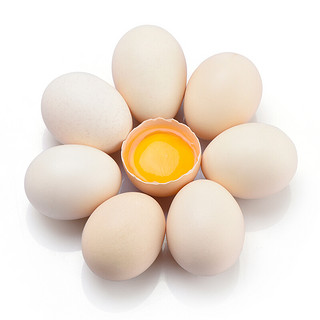 喜逢客鸡蛋生鲜初生蛋上鲜正宗鲜鸡蛋山区柴鸡蛋农村土鸡蛋 10枚