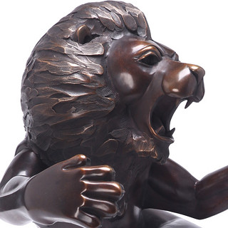 阿斯蒙迪进口青铜雕塑艺术品欧式家居装饰摆件高端礼品弗兰斯狮子（狮子王）
