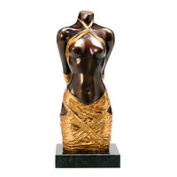 阿斯蒙迪威利德国进口青铜雕塑原作限量女性躯体艺术品高端收藏（优雅的诱惑（金色））