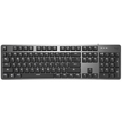 罗技 logitech K845 104键 有线机械键盘 黑色 ttc茶轴 单光