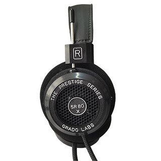 GRADO 歌德 SR80x 耳罩式头戴式动圈有线耳机 黑色 3.5mm