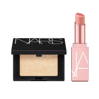 NARS 纳斯 愉悦红粉尝鲜套组(唇膏1.1g+高潮高光2.5g)