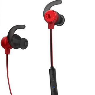 JBL 杰宝 T280BT 入耳式颈挂式蓝牙耳机 激情红