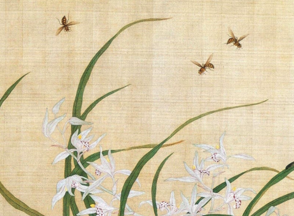 雅昌 余樨《花鸟册之7》 58×55cm 装饰画 绢本设纸