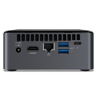 intel 英特尔 豆子峡谷 NUC8i5BEH 商用台式机 黑色 (酷睿i5-8259U、核芯显卡、32GB、480GB SSD、风冷)