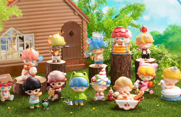 popmart泡泡玛特dimoo宠物度假系列手办盲盒整盒含12个不重复款式